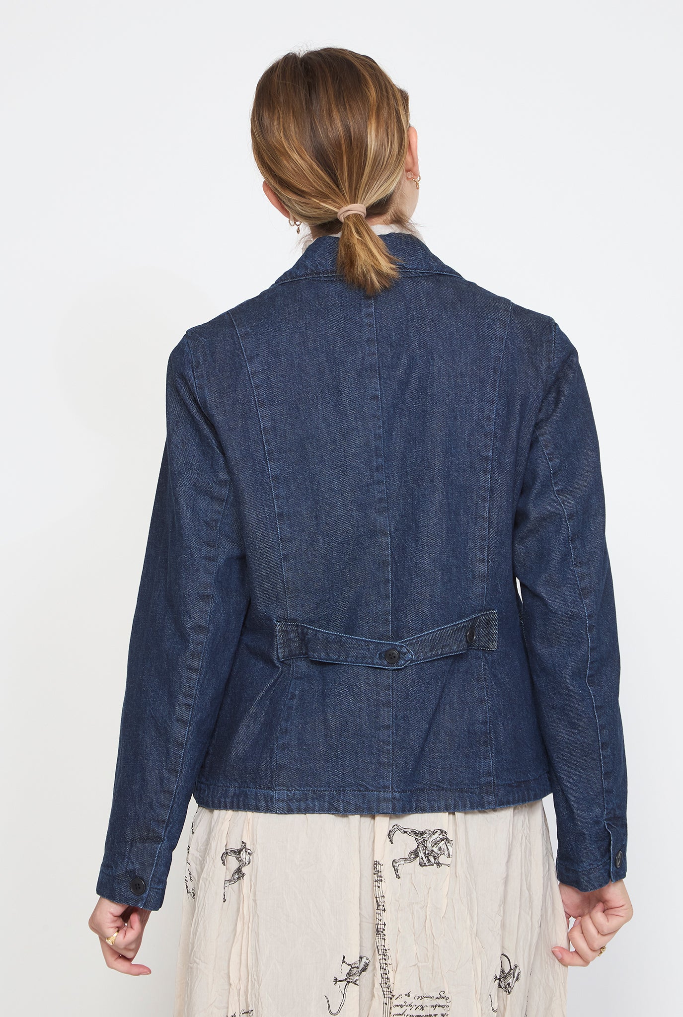 PAS DE CALAIS Natural Denim Tailored Jacket